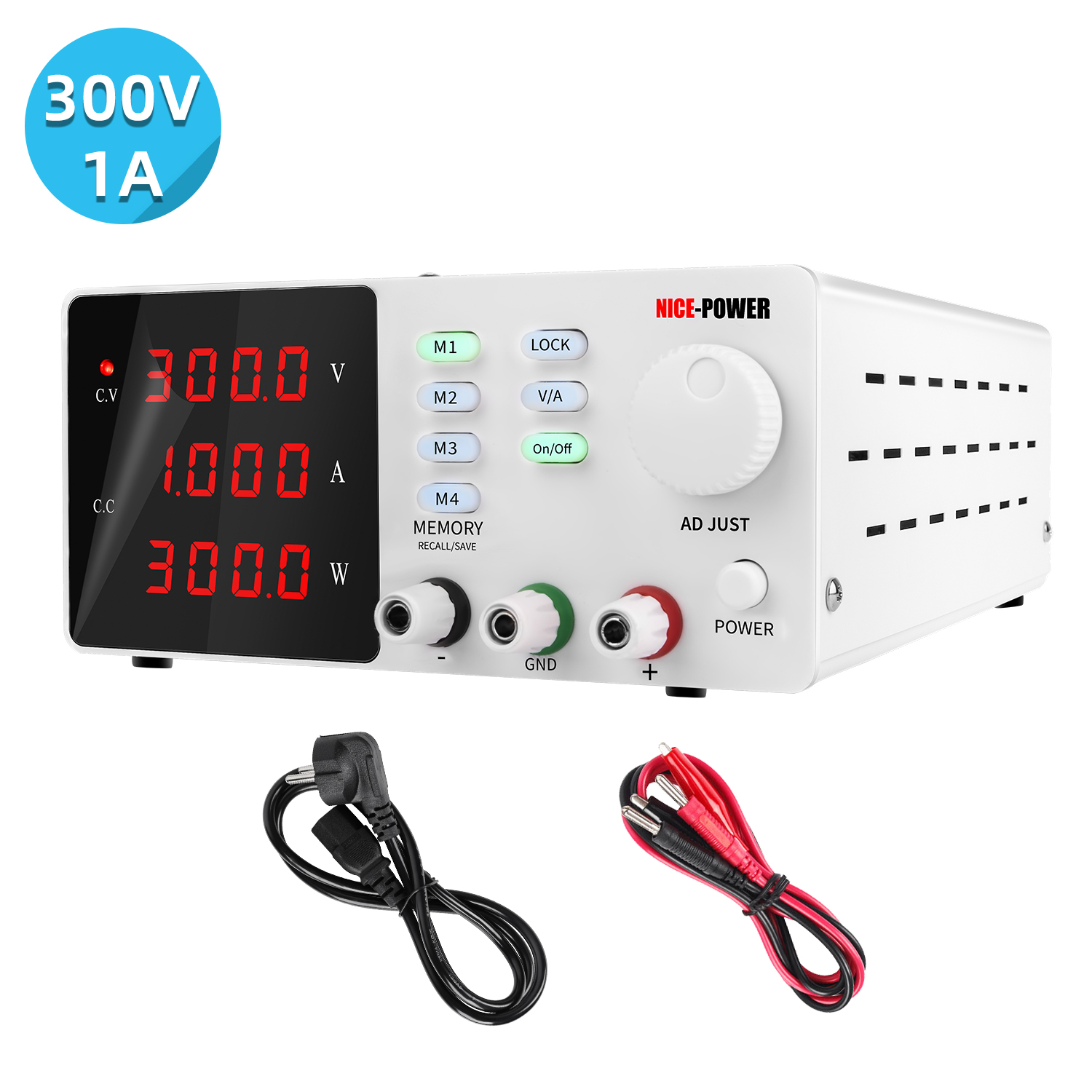 NICE-POWER SPPS-S3001 300V 1A  - Programmable Dc Power Supply 60V 10A recensie en prijs