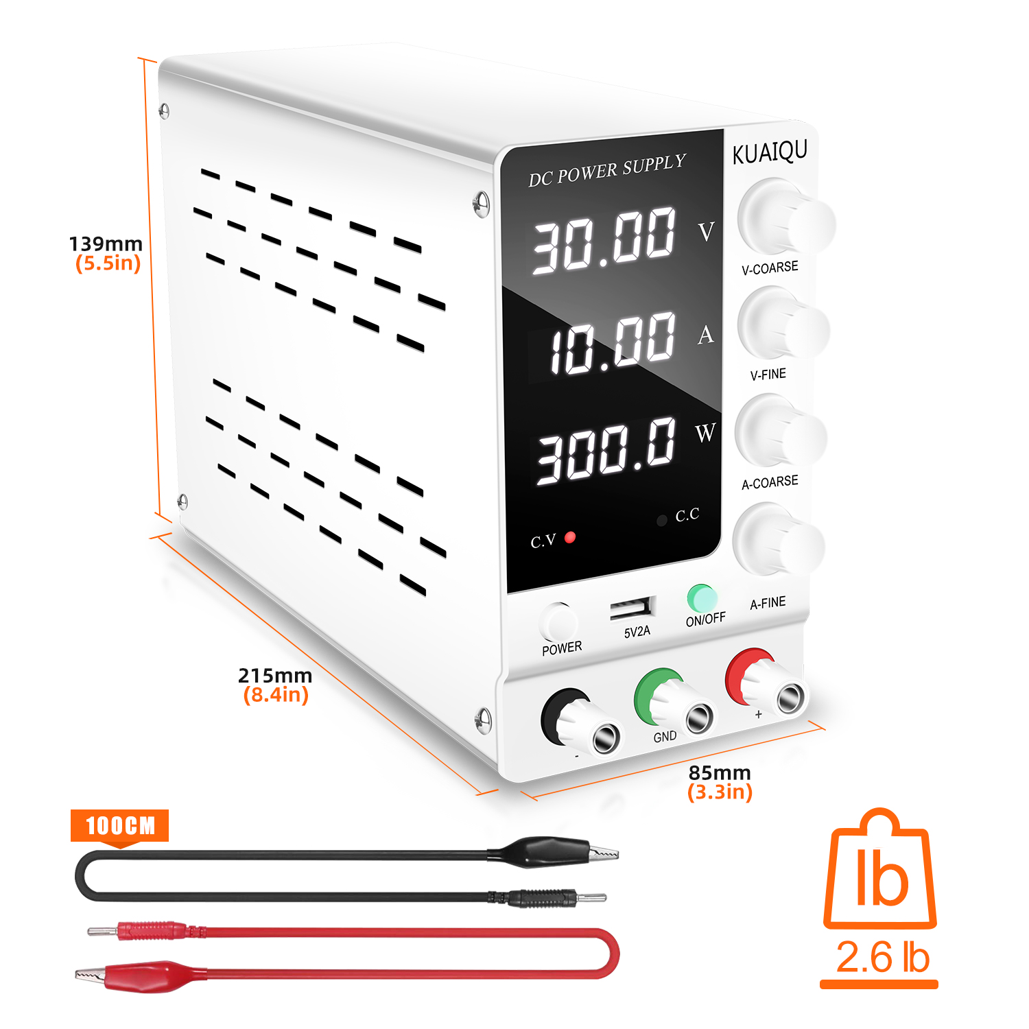 KUAIQU Laboratorium DC Voeding - High Power 60V 20A Bench Power Supply recensie en prijs